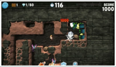 » [PC] One of Boulder Dash 30th Anniversary’s most striking foes is a dragon that turns into jewels.